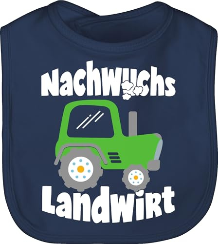 Shirtracer - Baby Lätzchen - Sprüche - Nachwuchs Landwirt weiß