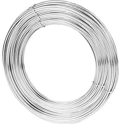 TooTaci Edelstahl Drahtseil, 30 m Edelstahldraht,1,5 mm Modellierdraht biegbares Handwerk Silber Basteldraht für DIY Kunstherstellung,Drahtskulpturen,Modellieren von Schmuckteilen…