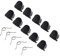 Fasizi 5 pares de botones de repuesto L2 R2 para mando PS4 PS4
