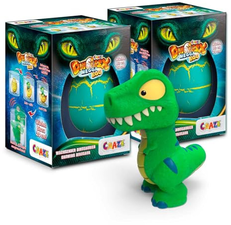 MEGGA EGG 2x Magic Growing Egg , Dino Eier die im Wasser Schlüpfen - Ei zum ins Wasser Legen XXL