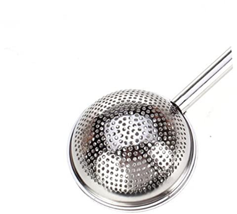 PRETYZOOM Infuseur à Thé Acier Inoxydable Forme De Boule Tamis à Thé Réutilisable Avec Poignée Poussoir De Totale De Accessoire Pratique Tasse