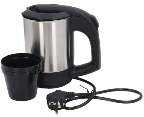 Bollitore Elettrico Aggiornato, Bollitore per Il Tè da 0,5 Litri Bollitore Elettrico per L'Acqua Calda Bollitore per Il tè Elettrico da 1000 W con Protezione Contro L'Ebollizione
