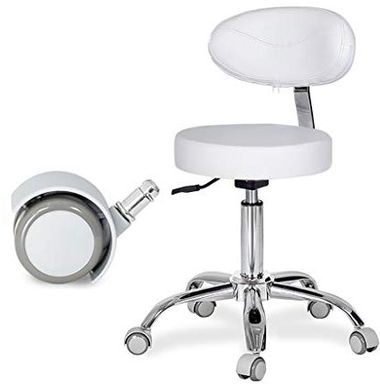 Arbeitsstuhl mit Rückenlehne, Bürocomputer-Beschichtung, 5 Krallen, Pflegerad, Stummschaltung, drehbare Riemenscheibe, Hocker, Hubhöhe 45–57 cm, verstellbar