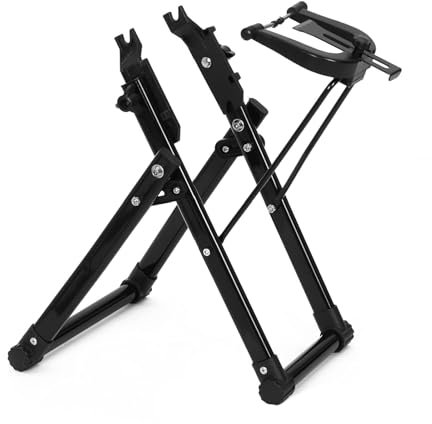 Youyijia Zentrierständer für Fahrradräder Faltbarer Trimmständer Hinterradständer Schwerlast-Fahrradmontageständer aus Manganstahl