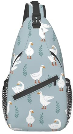 Goose-19 Goose Sling-Rucksack, Brusttasche, Umhängetasche, Schultertasche, Fitnessstudio, Radfahren, Reisen, Wandern, Tagesrucksack für Männer und Frauen
