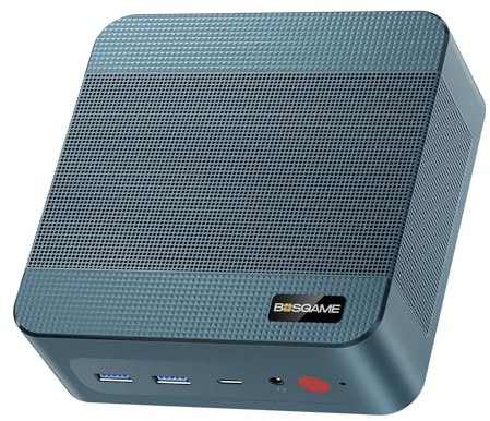 BOSGAME Mini PC Intel Core-i5 12600H(12C/16T, up to 4.5GHz) 32GB DDR4 512GB NVMe SSD, Dual LAN Mini Computers with 4K Triple Display,HDMI+DP+USB-C, WiFi 6E+Bluetooth 5.2