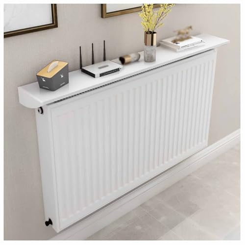 Mensola for radiatore, copritermosifone in Alluminio, Senza Foratura, con Supporto in Acciaio Inox, Decorazione divisoria sopra la Cappa riscaldante for casa(60cm)