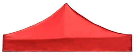 AMENGJ Bache Tonnelle Couverture supérieure de Remplacement de 3x3.0M, auvent de gazébo, Pare-Soleil de Toit, Couverture extérieure, Couverture de pavillon de Patio(Red)