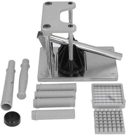 Picadora comercial de frutas y verduras para restaurante, picadora de alimentos, corte eficiente y uniforme, uso versátil, cortador de patatas fritas, cortador en dados para