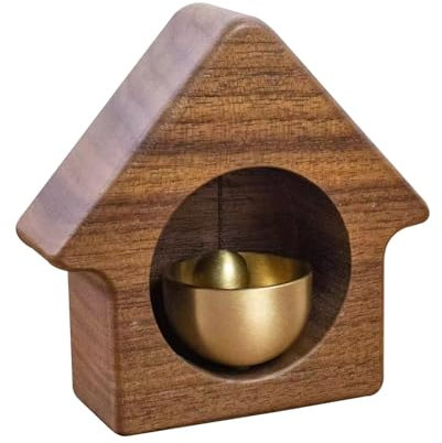 Campanello per porta d'ingresso, campanelli per porta | Campanello per porta con campanello in ottone Campanello magnetico per negoziante - Campanelli eolici fatti a mano Ornamento per porta attaccato