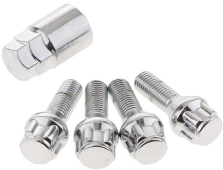 écrou jante Pour Hyundai M12X1.5 Volant | Serrure Boulons Anti Theft 1 Cle
