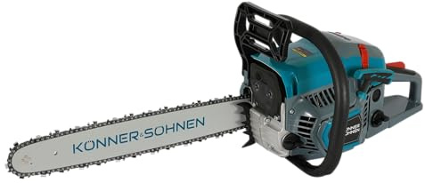 Könner & Söhnen KS CS31G-16 Profi Benzin-Kettensäge 2,3 kW / 8500 U/min 3,1 PS, 40cm Schwert, | Motorsäge mit Easy-Start & Papierfilter | Kettensäge für Holz, Brennholz & Baumfällung