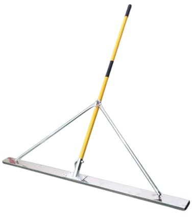 Cazzuola For Cemento,Utensile For Lisciare Il Cemento,Rastrello Autolivellante,Orizzontale E Verticale A Doppio Scopo,Con Rinforzo Diagonale, For L'edilizia(150x150cm)