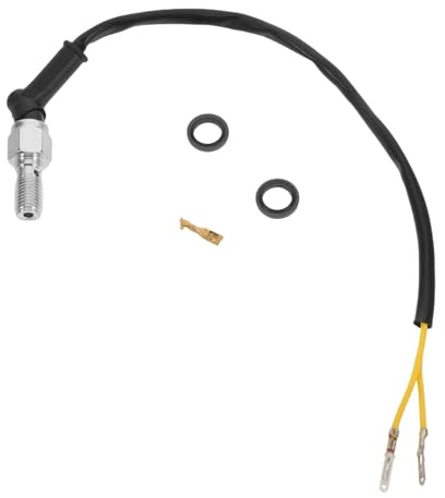 SOIMISS Interrupteur de Feu Stop Moto avec Capteur Pédale Arrière Installation Facile Avertissement Urgence Automatique pour Motos Tout Usage et Scooters