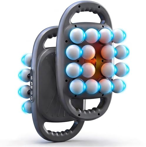 INSPOP 16 Head Massage Gun Deep Tissue, High Power Percussion Massager with 9 Styles & Levels, Uiet Muscle Massage Gun for Back, Shoulders, Legs, Foot, Body Muscle Pain Relief