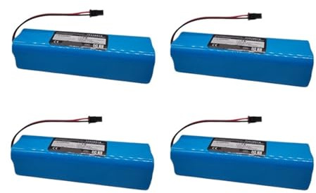 Batteria For Robot Spazzatrice Da 14,4 V, Compatibile Con Imou, RV-L11-A RV1C Robot Aspirapolvere Capacità Batteria 6800 MAh Accessori Parti(4pcs battery)