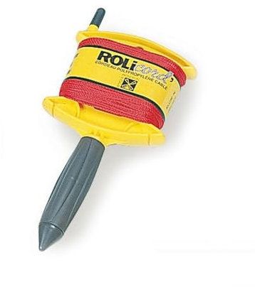 Cordeau Câblé en Polypropylène Ø 2 mm – 60 m avec Enrouleur à Poignée Démontable – Rembobinage Facile & Blocage Double Position – Modèle Rolicord