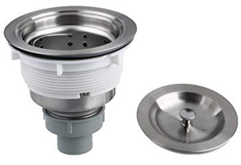 Waste Outlet For Bowl Backwash Sink Hair Strainer Deep Waste with Basket Long Thread 36mm