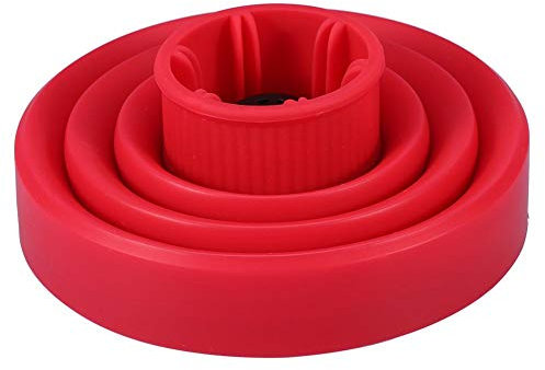 5 Colors Hair Blower Diffuser, Universal Foldable Hairdryer Cover, Styling Hairdressing Tool, Beauty Hair Salon Attachment for Blow Dryers(Red)