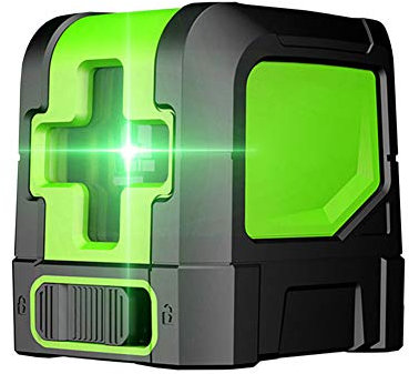 Cross Line Laser Self-Leveling Horizontal and Vertical Line Laser Level, Bright Laser with Magnetic Pivoting Base and Laser Target,A