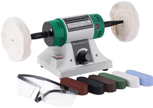 BAOSHISHAN Poliermaschine Schmuck 10000 U/min Bench Grinder Stand Poliermaschine Tisch poliermaschine für Schmuck 320W 220V