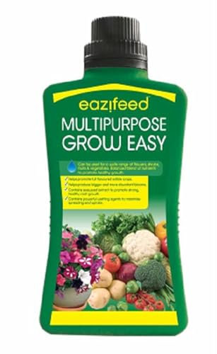 500ml Multi-Purpose Grow Easy/Feed for Tomatoes Liquid Flower Plant food fertiliser for Optimum Growth for Flowers, Shrubs, Fruits and Vegetables (Multi-Purpose Grow Easy)