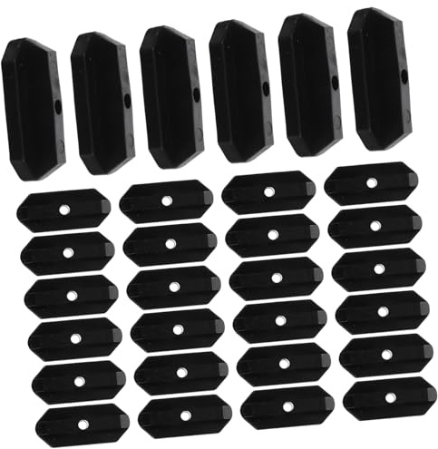 Gatuida 100pièces Clips De Fixation Discrets pour Et Composite Système De Serrage PE Et Installation Facile