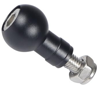 NovelGoal Alluminio 17MM Espansione Testa a Sfera con M6 Vite Testa a Sfera per Treppiede Selfie Maniglia Grip Stand Ball Mount Converter