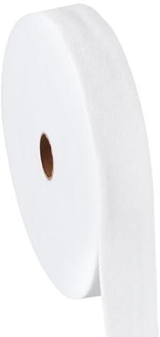 BENECREAT 35m Nadelvlies Aus Baumwolle, 5cm Dicke Watterolle Aus Baumwollmischung, Sticknadelfilz Für DIY-Handwerk, Quilts, Nadelteppiche, Geldbörsen, 0.9 mm Dick