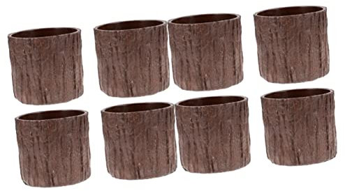 WENFEN Kunststoff-Blumentopf, 8 Stück, Blumentopf, Sukkulenten-Blumentopf, Hydrokultur-Wachstumsbecher, Engel, Wanddekoration, Blumenarrangement-Halter, Orchidee
