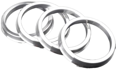 Zentrierringe Radnaben-Mittelring aus Aluminiumlegierung, Auto-Radbohrungskragen 66,45–57,1, 73,1–66,1, 73,1–58,1, 73,1–67,1, 73,1–64,1, 73,1–65,1, 73,1–66,6 Radnaben Zentrierringe(66.45-57.10)