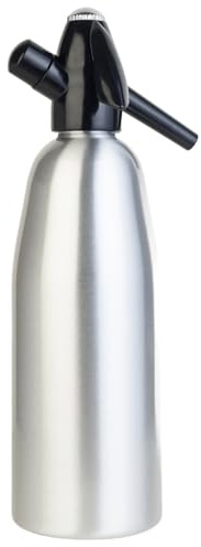 Soda Siphon – Sprudel-Siphon – Aluminium – 1 Liter Soda Siphon für Kohlensäure Wasser, tragbarer Seltzer Siphon Soda Wasserbereiter für Hausbar