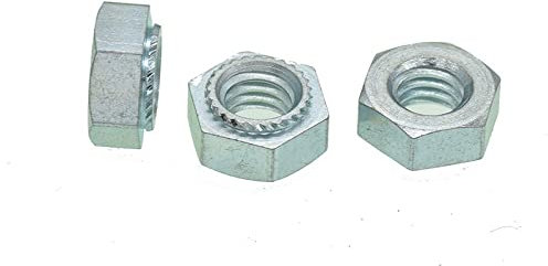 Sechskant-Einpressmuttern for Einpressen Nietmuttern aus Kohlenstoffstahl Rivnut M3 M4 M5 M6 M8 M10 Steckmutter Werkzeugmaschinenbefestigungen(M3-2(50PCS))