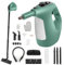 COSTWAY Dampfreiniger 1500W, Tank: 400 ML, Temperatur: bis zu 125℃, Aufheizzeit: 1 min., Dampfdruck: 2 bar, Dampfreiniger Handgerät mit 14 Zubehörteilen & 5m Netzkabel (Grün)