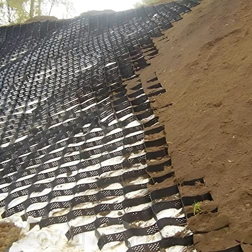 Stabilisierungsgitter für Auffahrt, durchlässiges Kiespflastersystem, robustes Bodenstabilisierungsgitter für Kies, Erbskies, Stabilisierung von Erbsen, 5 cm Kiesstabilisator