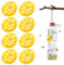 8 Piezas Trampa para Avispas Trampas Anti Avispas Exterior Atrapa DIY Moscas e Insectos Nidos de Falsas Herramientas de Apicultura Amarillas para Moscas Wasp Trap Hogares y Jardines al Aire Libre