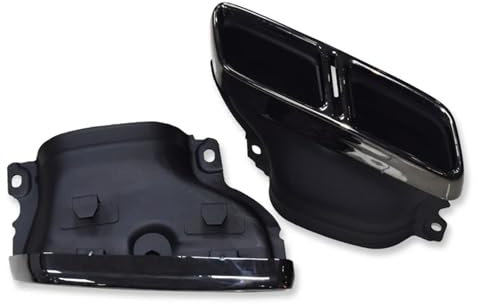 Endrohrblenden Auto Quad Auspuffblende Für Benz Für C63 W205 C200 C300 C180 C260 2015 2016 2017 2018 Schalldämpfer Spitzen Endrohr Auspuff Endrohr(Black B)