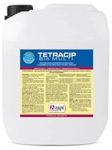 Zapi Tetracip Bia Multi | Insetticida Concentrato contro Blatte, Formiche, Mosche, Vespe, Zanzare azione rapida ed efficace, 5 Litri