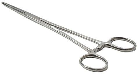 Laikoutd Pinzas para Depilación De Perros Y Gatos Abrazadera Limpieza Orejas Asientos Aguja Limpieza Mascotas Herramienta Mano/Extractor Nariz Pinzas Bloqueo Hemostático