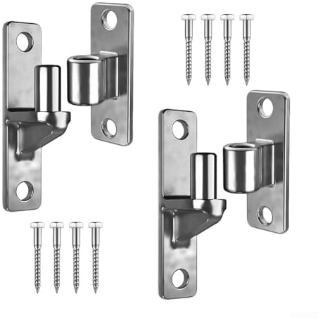 Autilyshop Charnières de portail en acier inoxydable 304 très résistantes, capacité de charge de 272,2 kg, résistantes à la rouille, montage mural, design femelle et mâle pour jardin, clôture, portes
