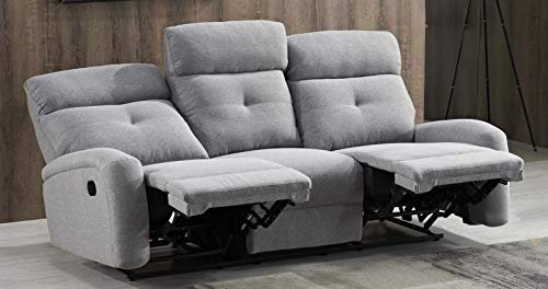 Mapo Möbel Fernsehsofa Relaxsofa Microfasersofa Fernsehsessel 5130-3-GM