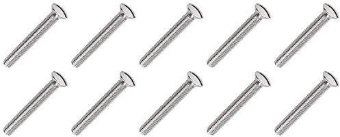 M3.5 x70mm Long Electrical Machine Screws for Light Switch Plug Socket (10)