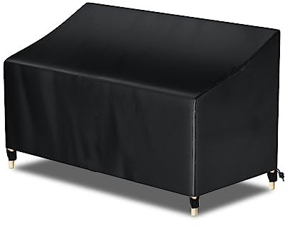 AWNIC Garden Bench Cover Love Seat Cover for 3 Seater Garden Bench Waterproof Tear Resistant Oxford Cloth 160 X 70 X 60/88cm