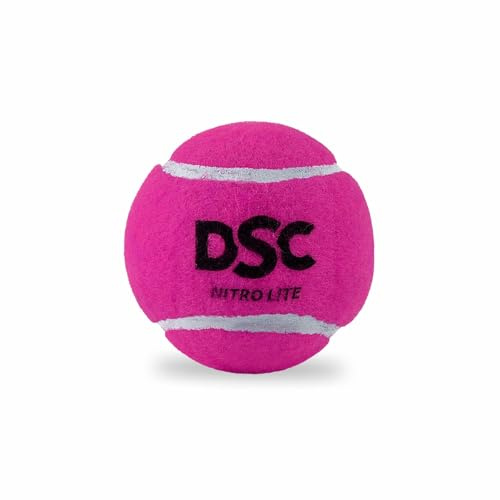 DSC Nitro Kricket-Tennisball, Gummi, Hellrosa, 12 Stück