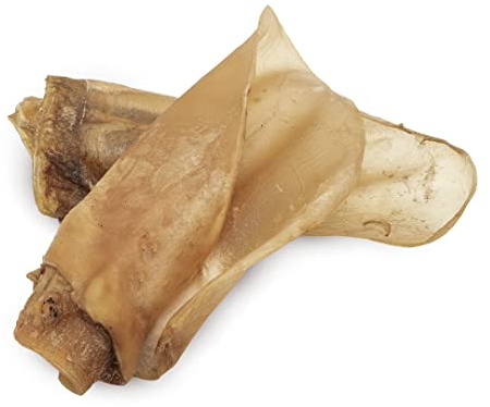 Dehydrated Dog Snack - Beef Ears - 1 kg - 100% Beef - Healthy Gums - Dog Treats - Made in Spain - GESPETFOOD…