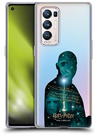 Head Case Designs Officially Licensed Harry Potter Voldemort Yew Wand Deathly Hallows XXXVIII Soft Gel Case Compatible With Find X3 Neo / Reno5 Pro+ 5G