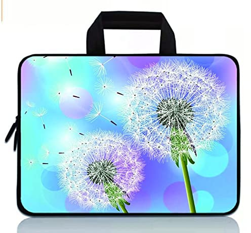 11 11.6 12 12.1 12.5 inch Laptop Carrying Bag Chromebook Case Notebook Ultrabook Bag Tablet Cover Neoprene Sleeve Fit Apple MacBook Air Samsung Google Acer HP DELL Lenovo Asus (Dandelion)