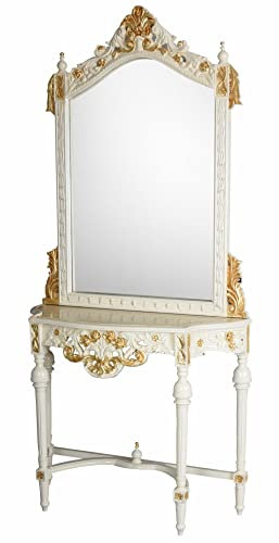 Spiegelkonsole Barock Spiegel Antik Konsolentisch Konsole mit Spiegel 220cm cat849 Palazzo Exklusiv