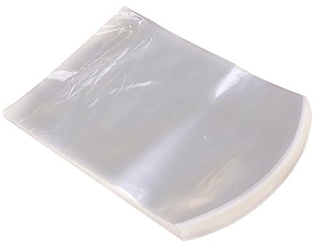 Healeved Schrumpfbeutel 100 Stück Staubdicht Hitzeschrumpfbar Klare Pvc Unregelmäßige für Produkte Kofferpacken und Urlaub