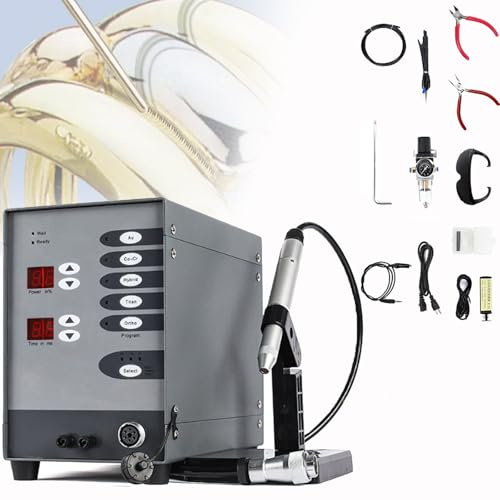 Máquina de soldadura por puntos CNC, máquina de soldadura por puntos para joyería, para reparación de joyas de bricolaje, soldadura de piezas de trabajo de oro y hardware, soldador de joyería